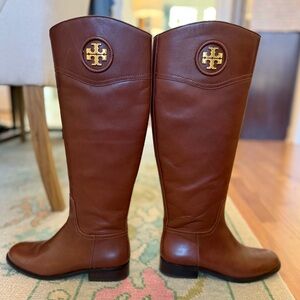 Tory Burch Ashlynn Tall Leather Riding Boots